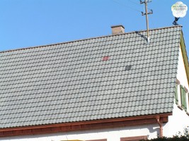 Cycoplast Dachpfannen im Einsatz