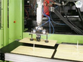 Fassadenbauteile im Einsatz